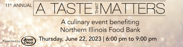 Upcoming Event: A Taste That Matters 
